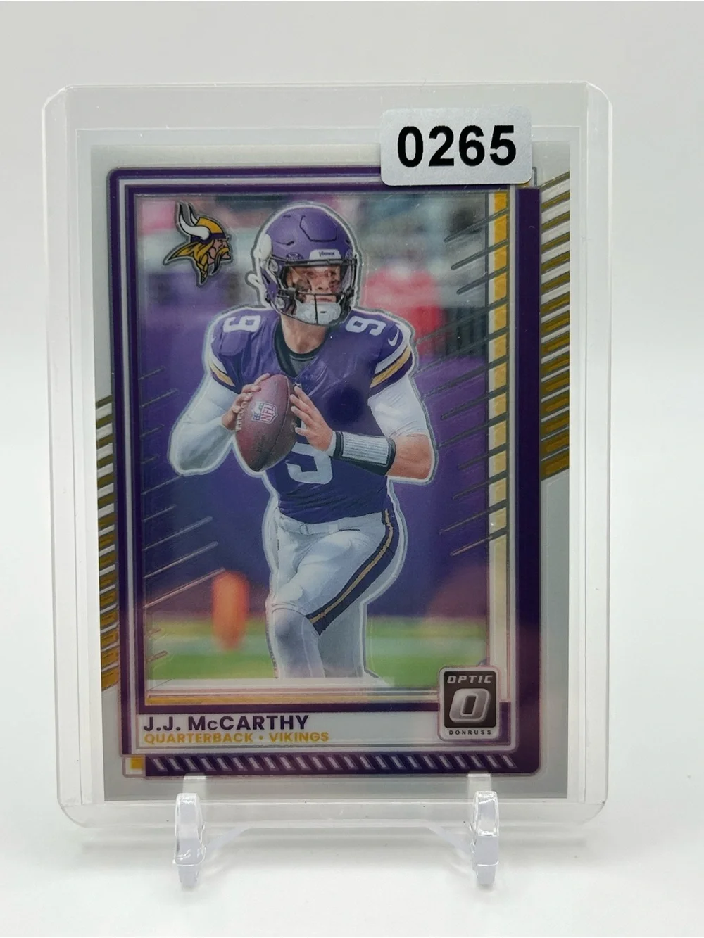 J.J. McCarthy Minnesota Vikings Football Trading Card 🏈